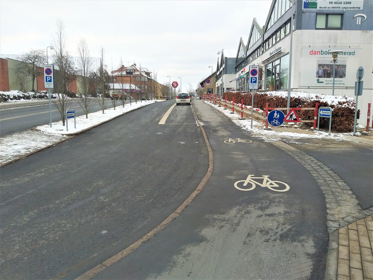 Cykelstier på Amtsvej og Stationsvej — billede 3