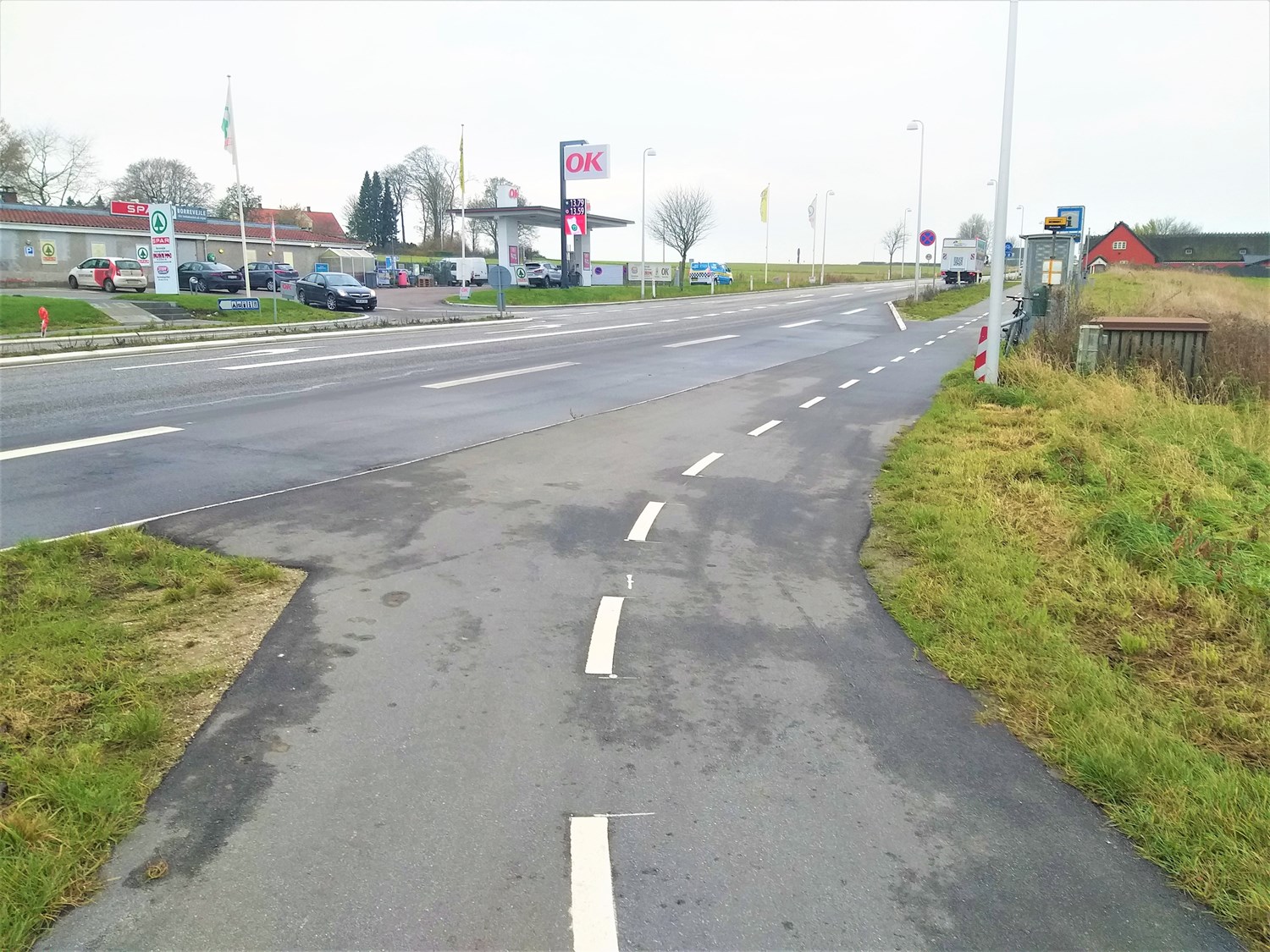 Trafiksanering af landevej — billede 1
