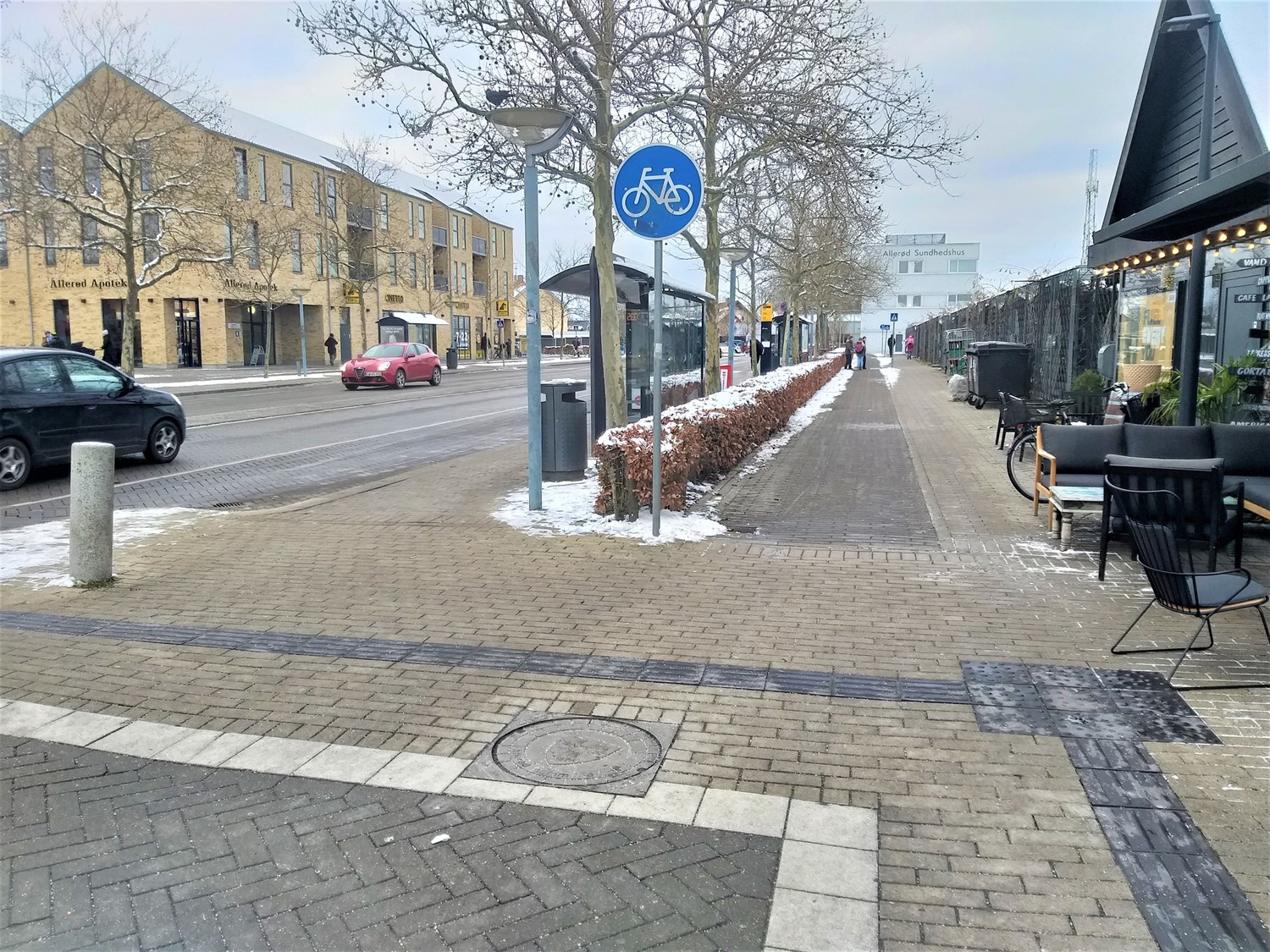 Cykelstier på Amtsvej og Stationsvej