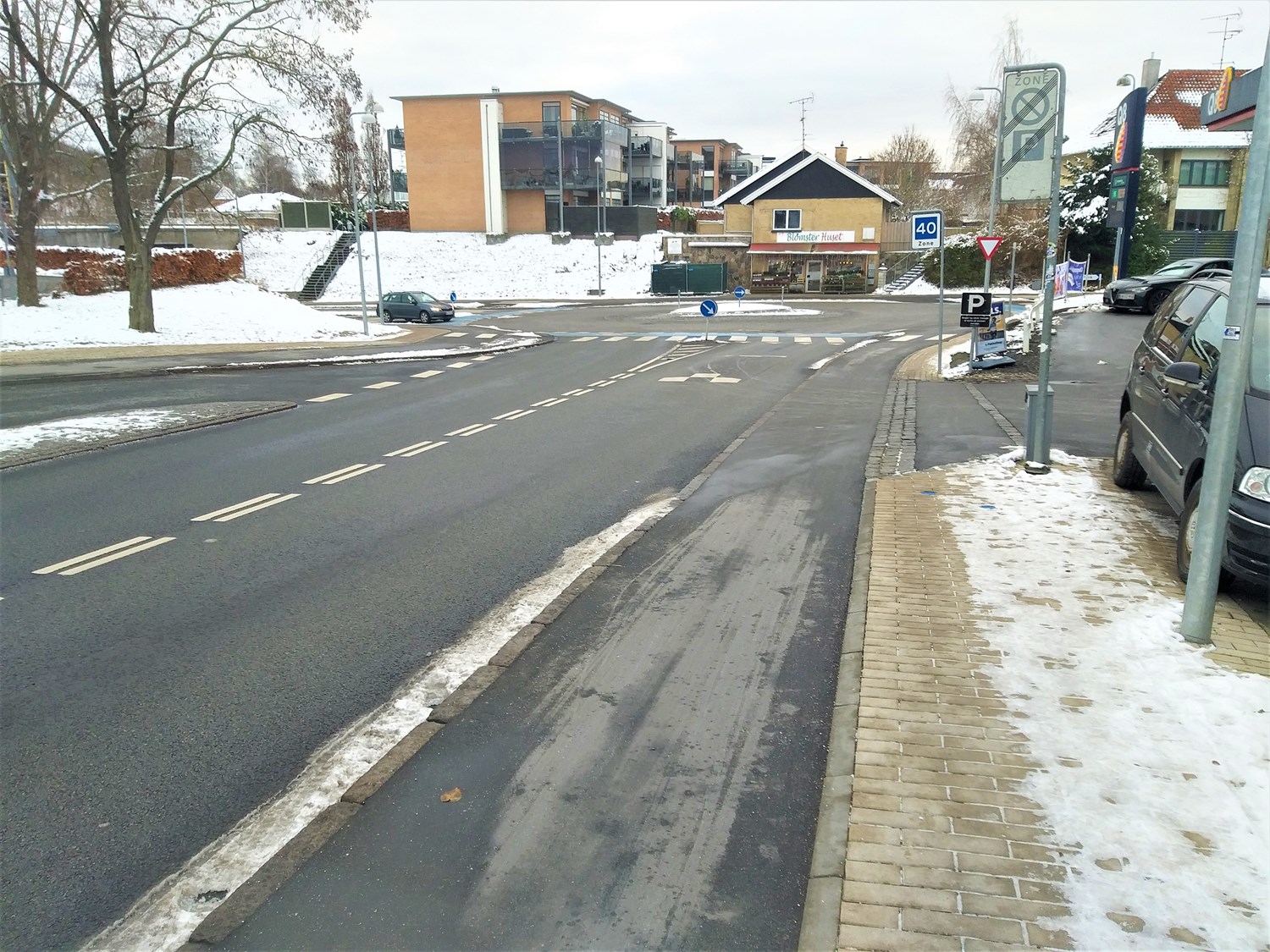 Cykelstier på Amtsvej og Stationsvej — billede 2